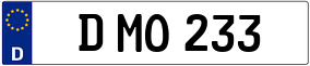 Truck License Plate